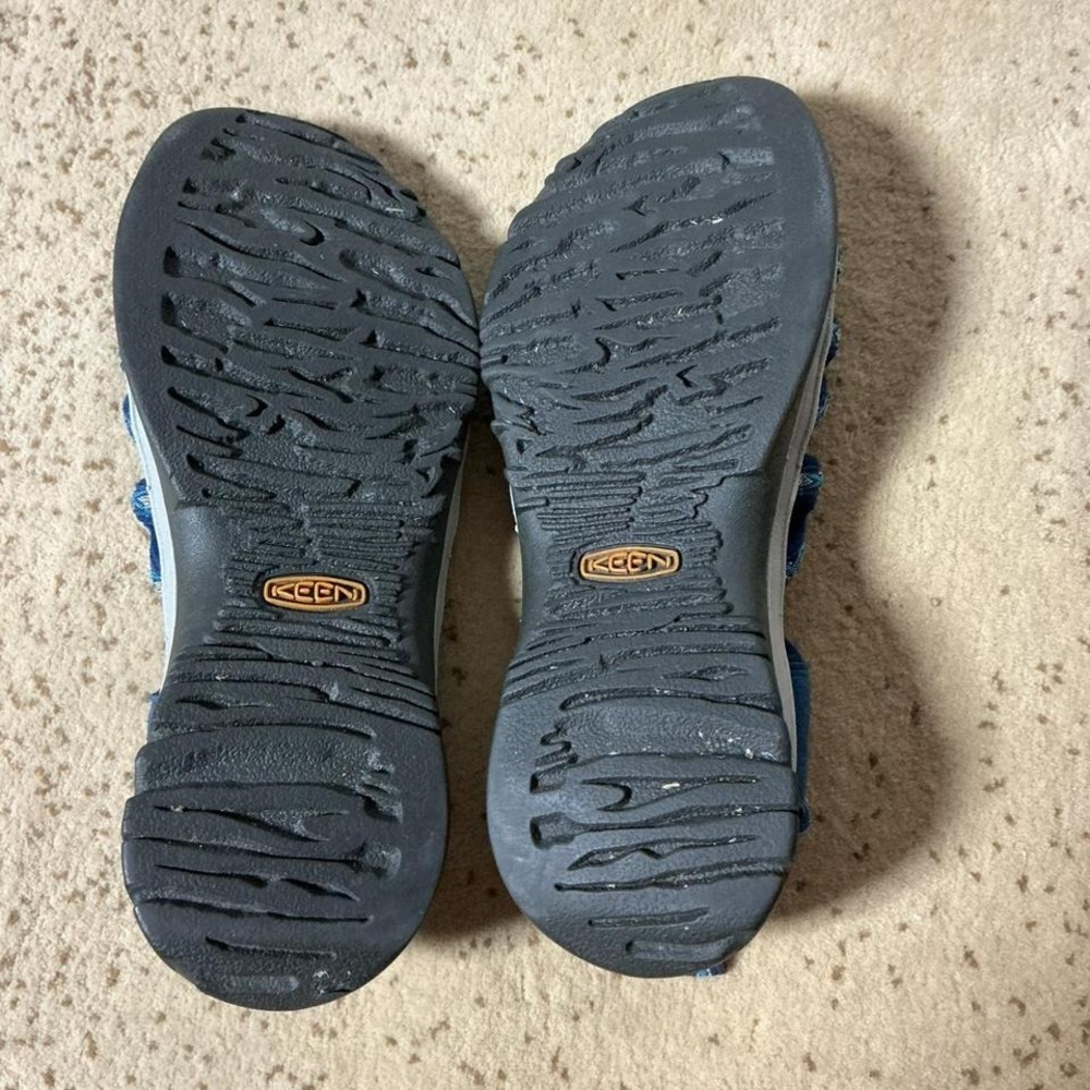 Keen Whisper Blue Waterproof Hiking Sandals Womens 9 1014206 Bungee Sport Shoes - Picture 3 of 5